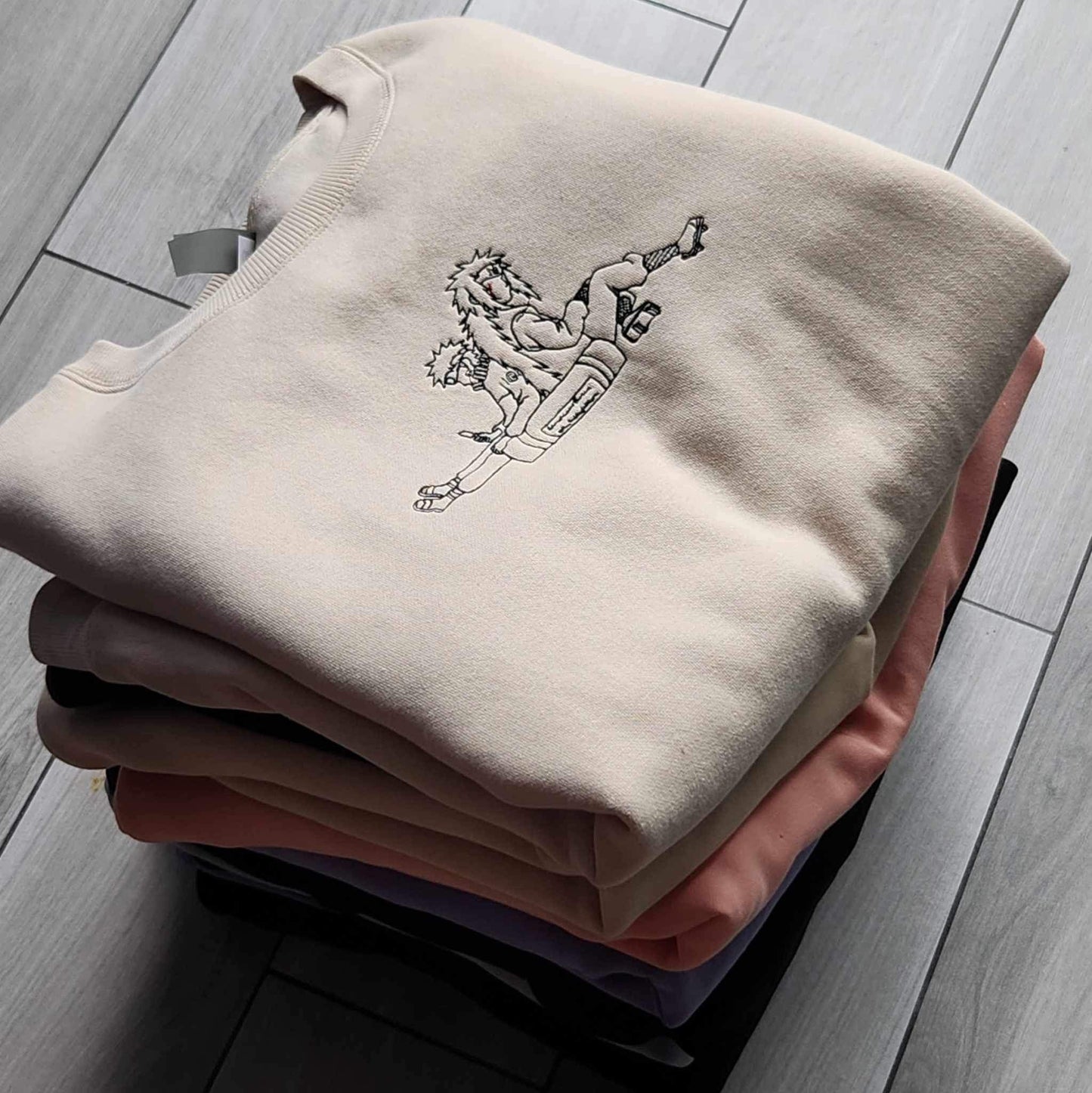 Ninja Embroidered Crewneck Sweater