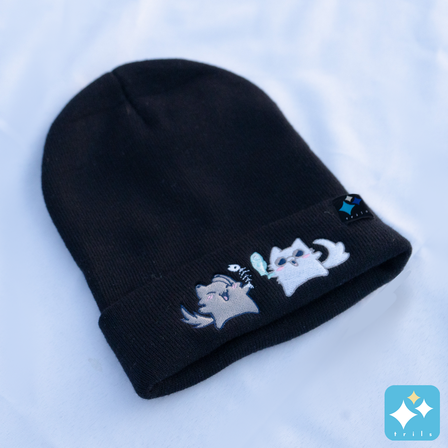 JJK Cats Embroidered Beanie