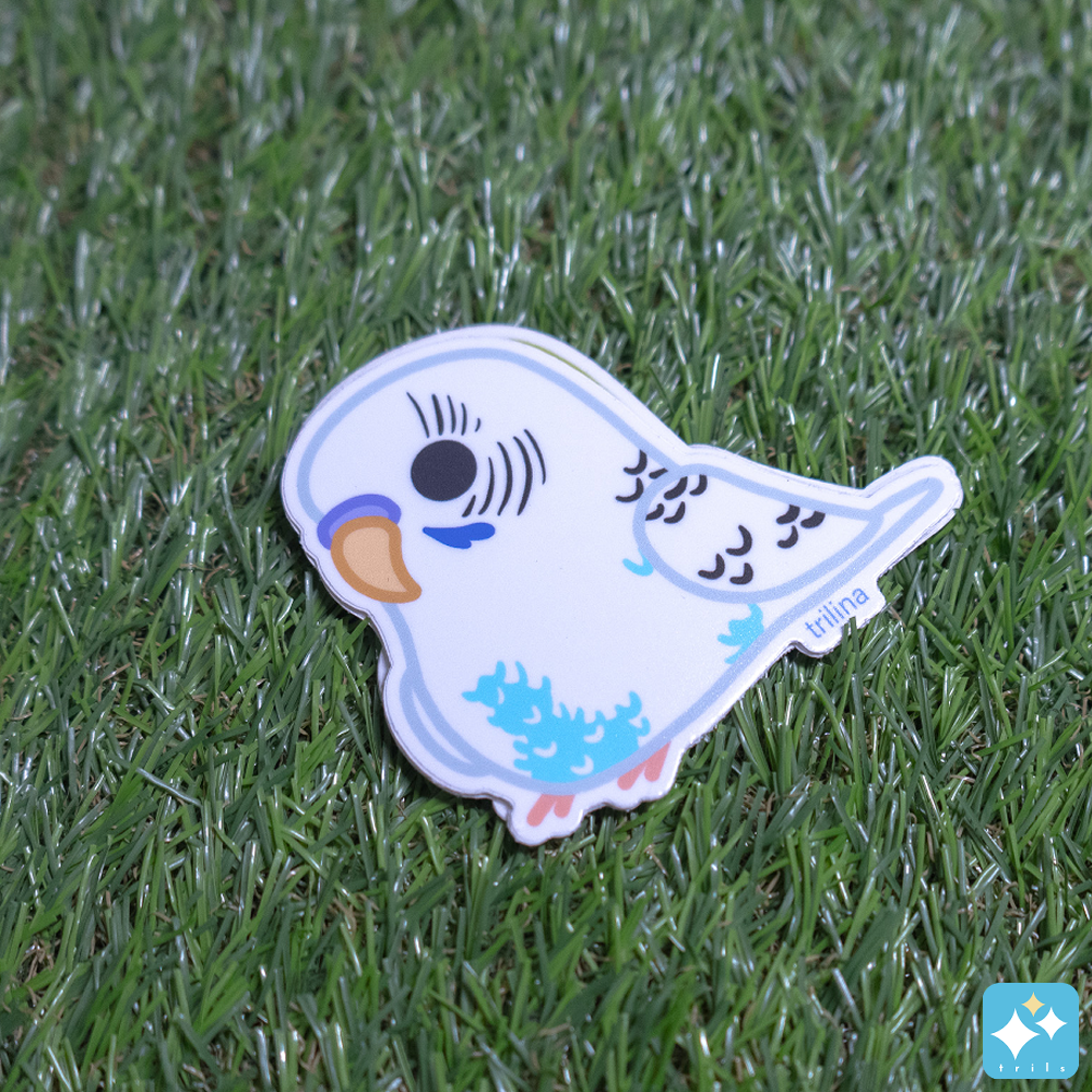 Budgie Stickers Weatherproof
