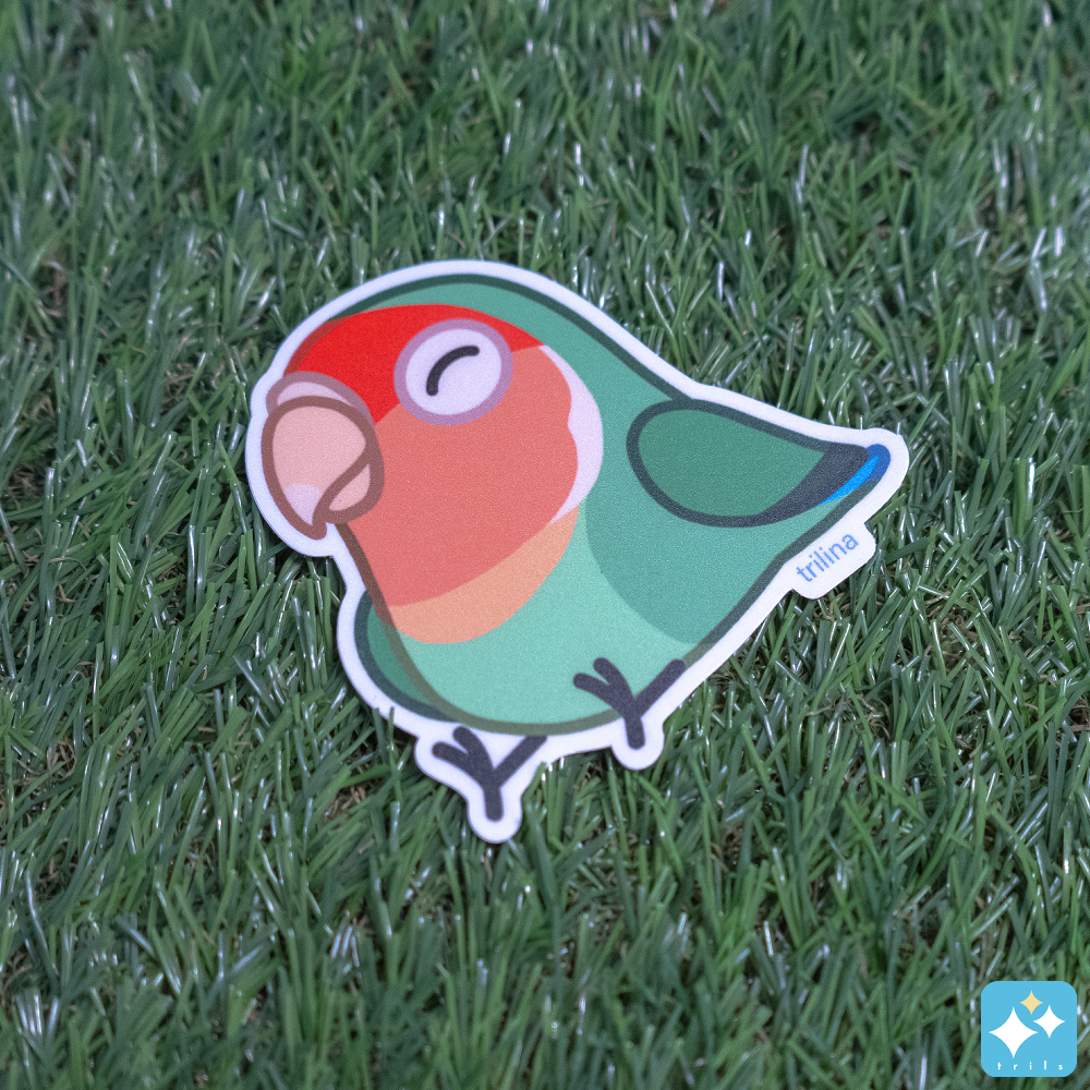 Lovebird Stickers Weatherproof