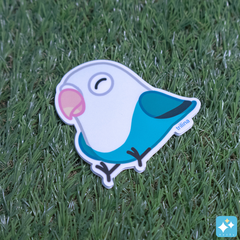 Lovebird Stickers Weatherproof
