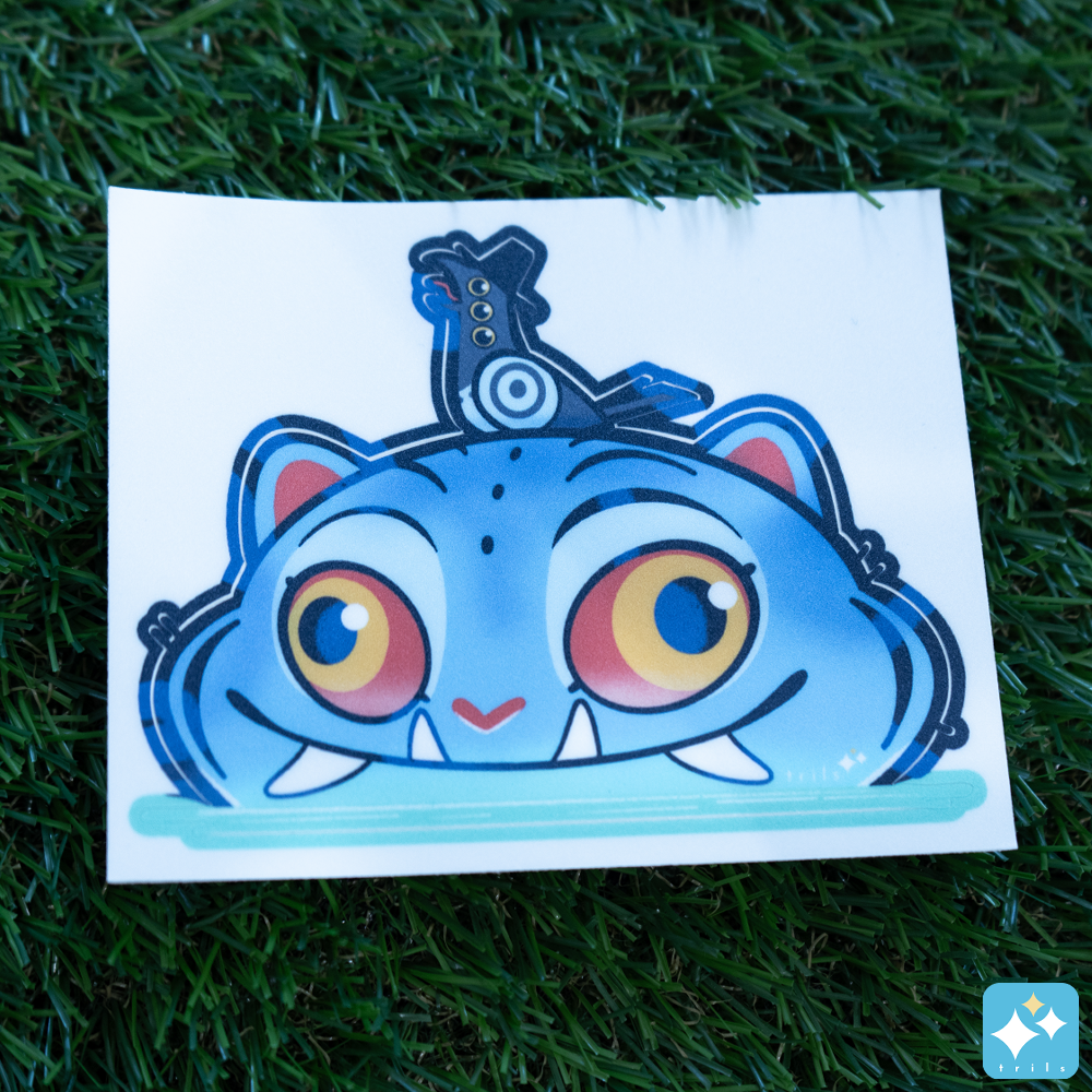 KPOP Demon Magpie and Tiger Stickers