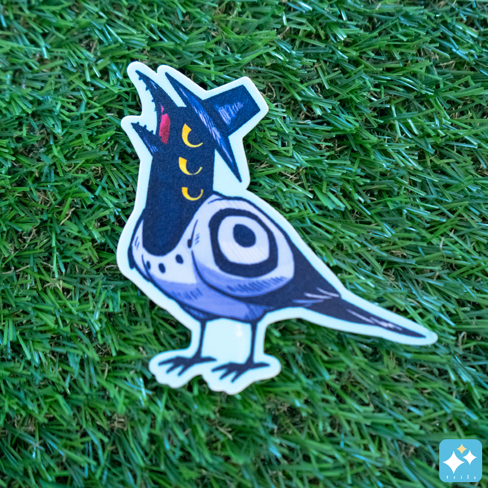 KPOP Demon Magpie and Tiger Stickers