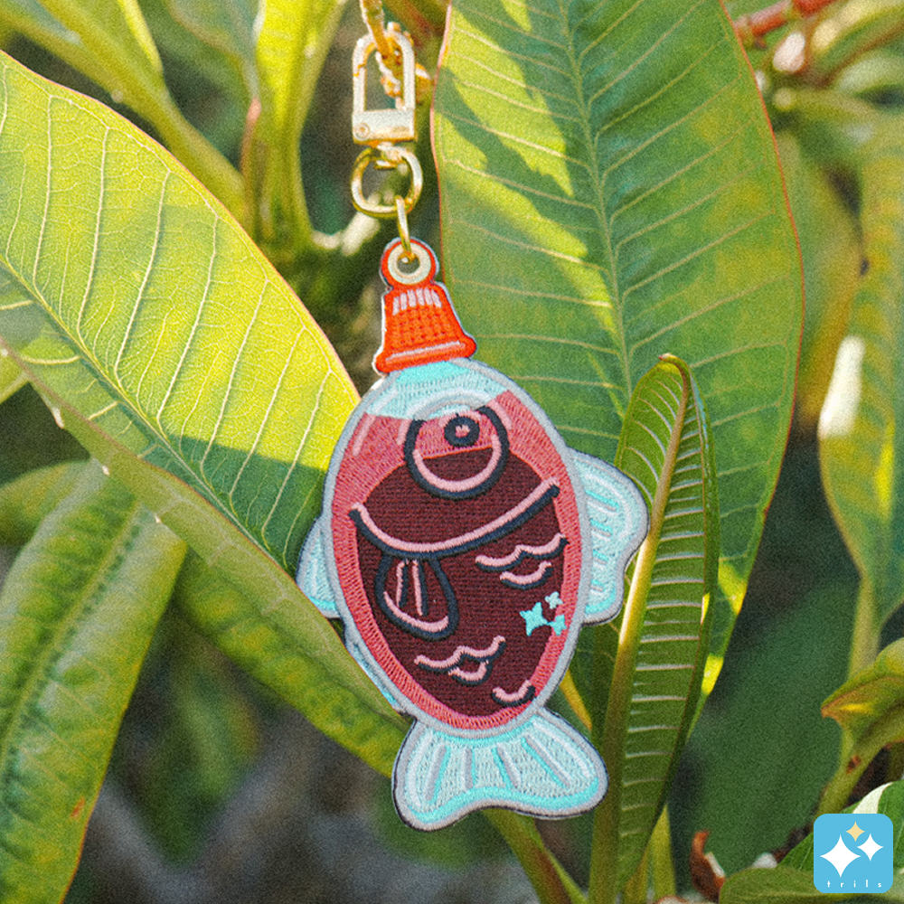 Soyfish Embroidered Tag
