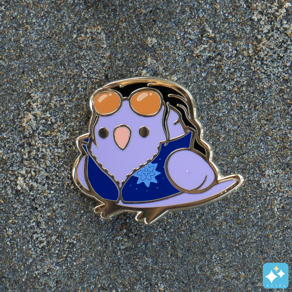 ANIME Pirate Parrot Enamel Pins