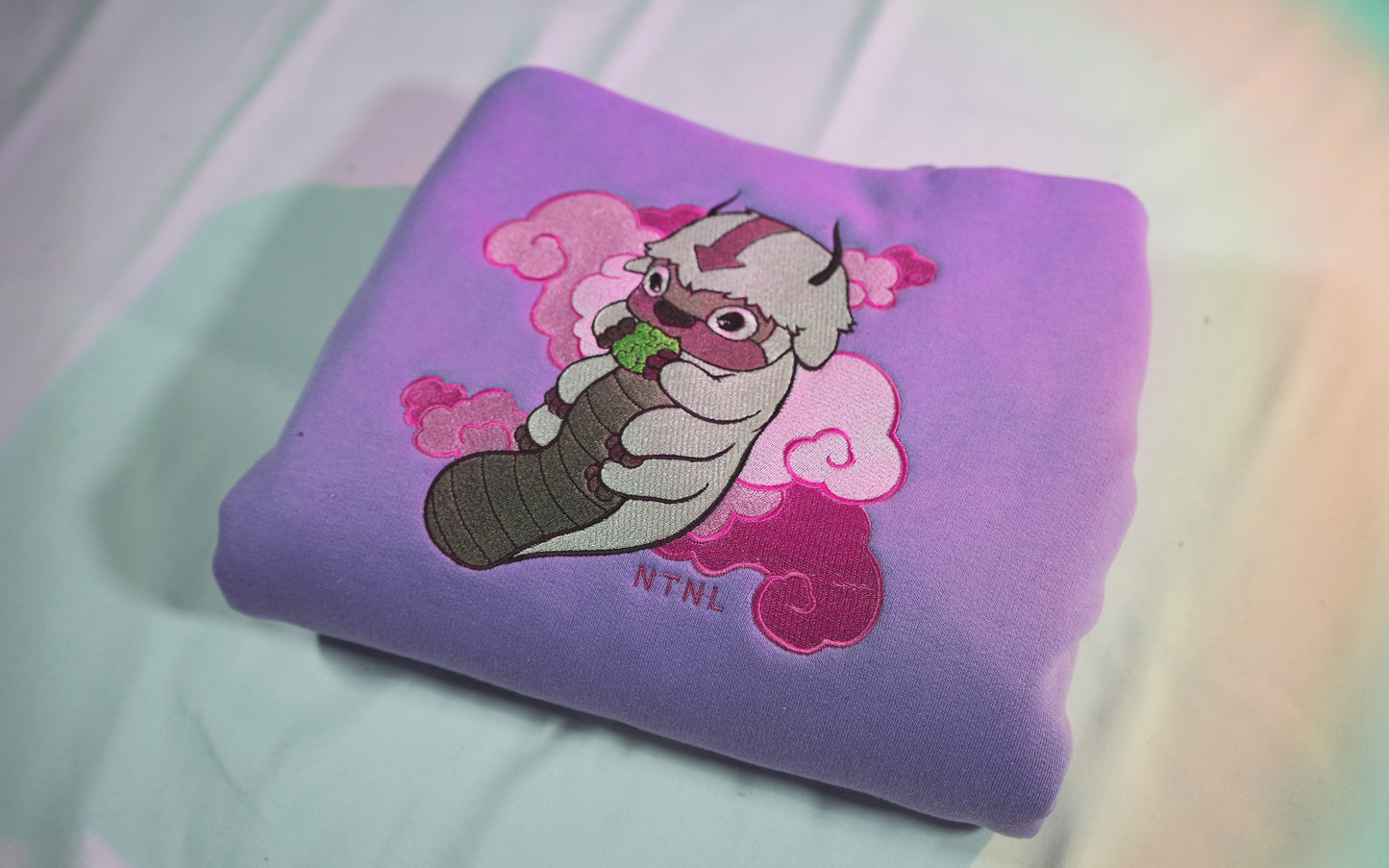 Cabbage Bison Embroidered Hoodie