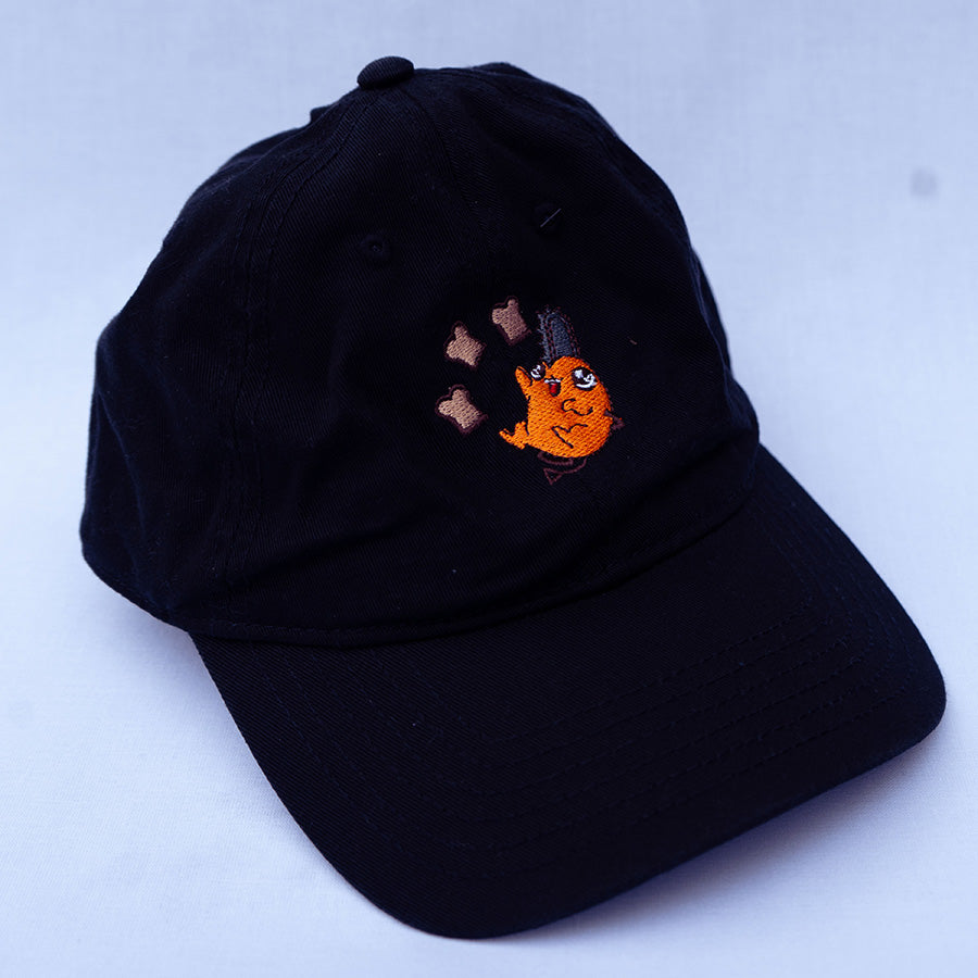 Chainsaw Dog Embroidered Cap