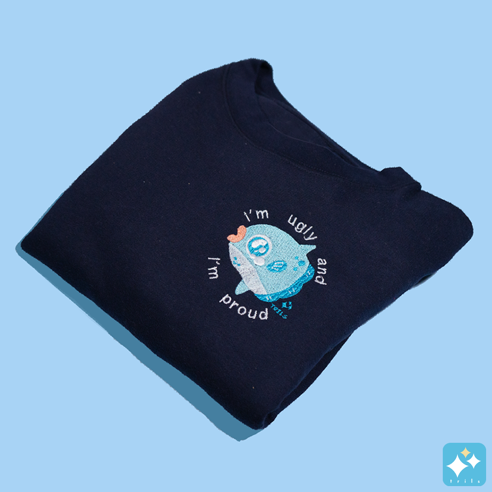 Mola Mola Embroidered Crewneck