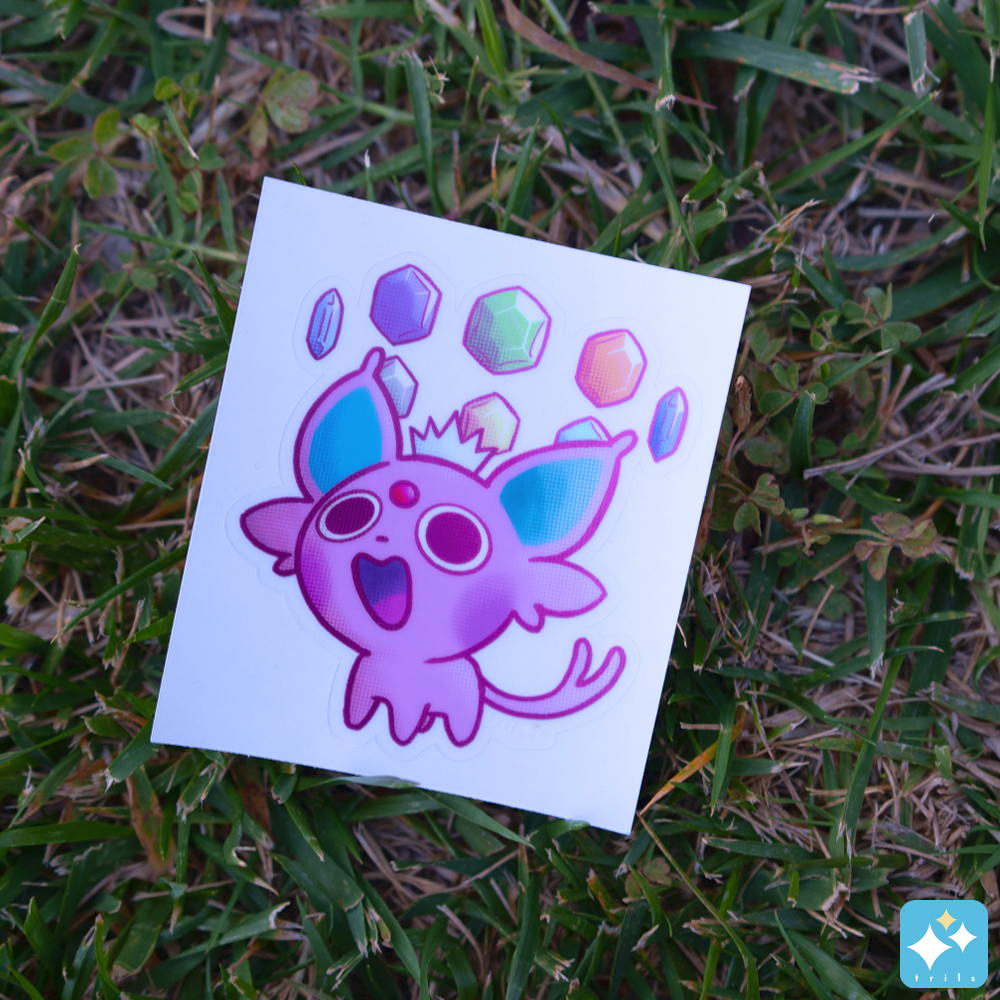 Anime Fox Evolution Weatherproof Stickers