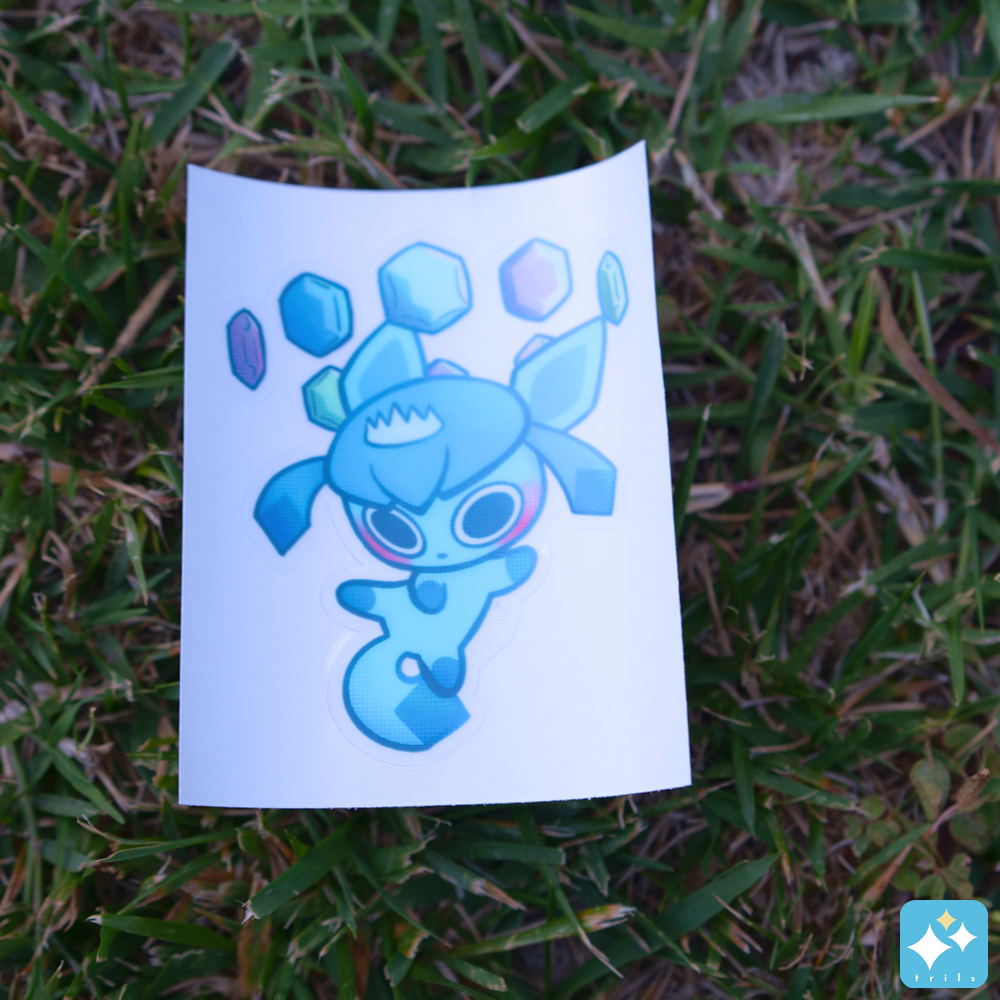 Anime Fox Evolution Weatherproof Stickers