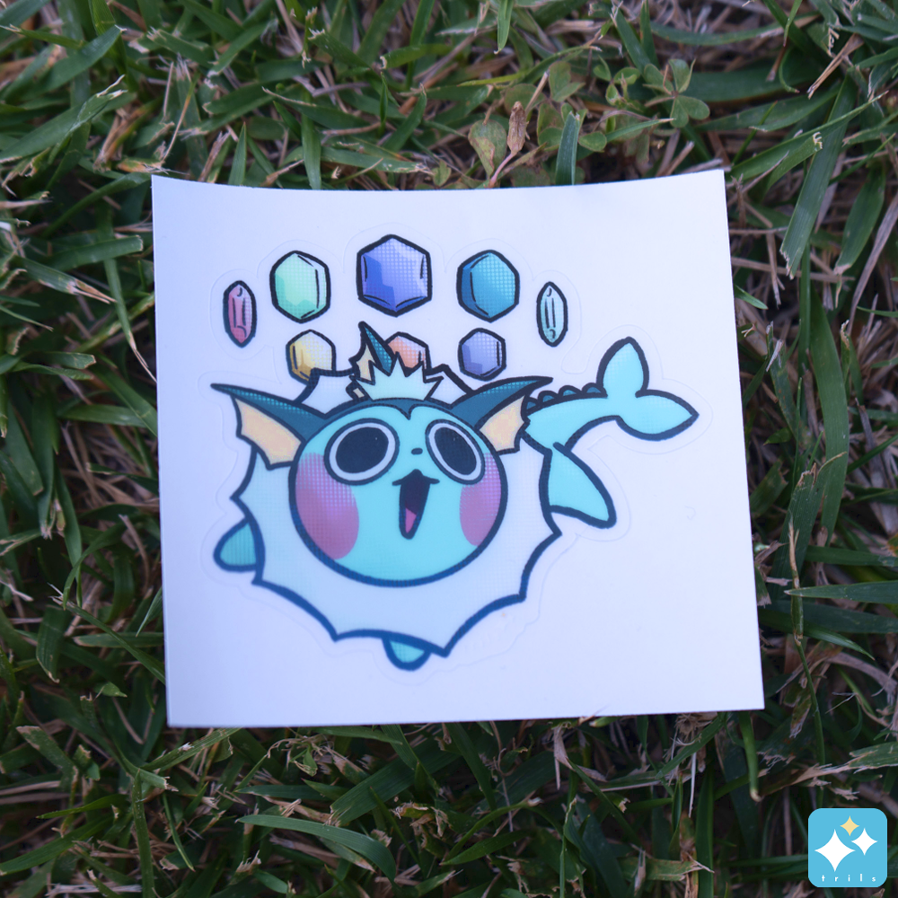 Anime Fox Evolution Weatherproof Stickers