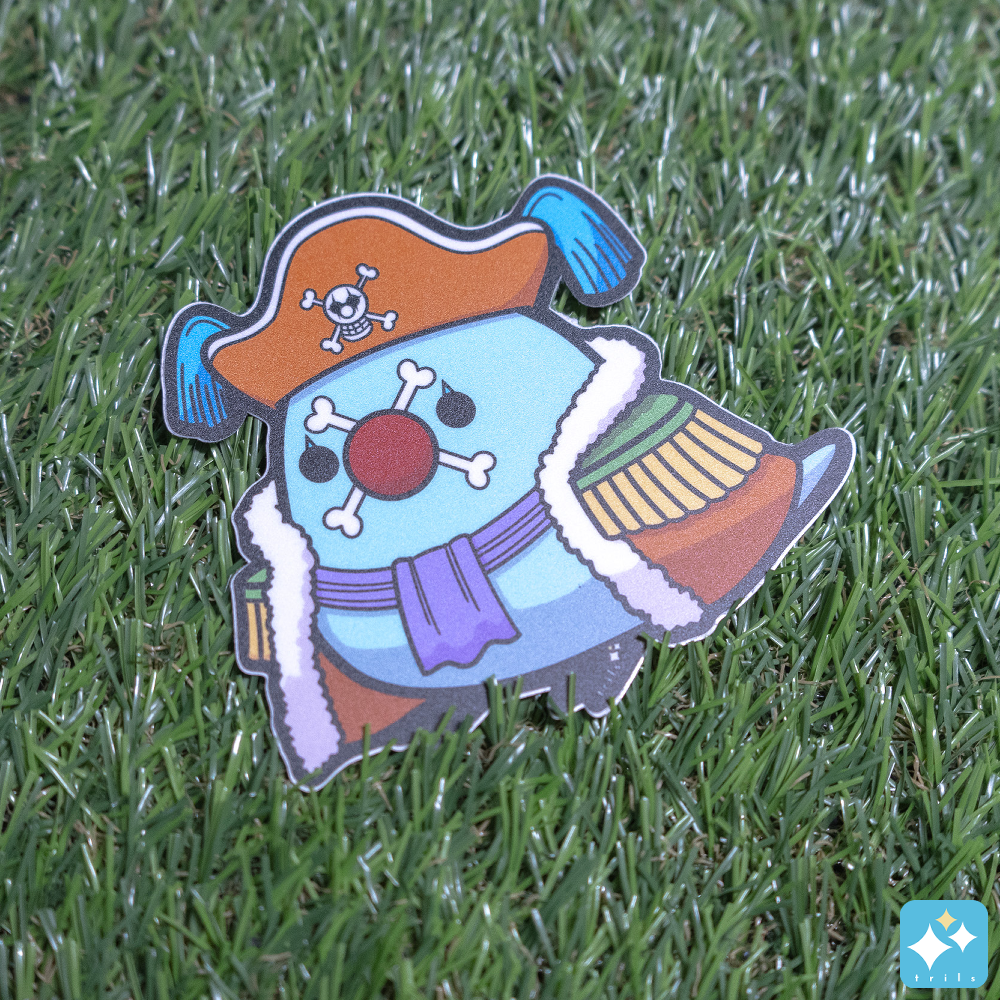 Anime Pirate Parrot Stickers
