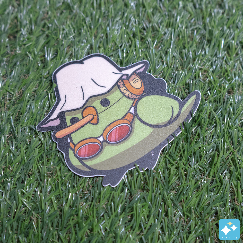 Anime Pirate Parrot Stickers