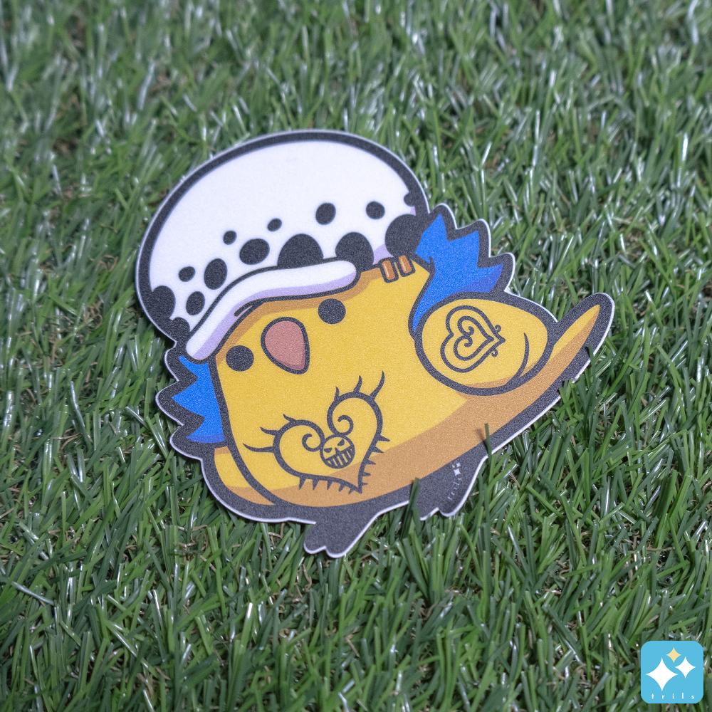 Anime Pirate Parrot Stickers