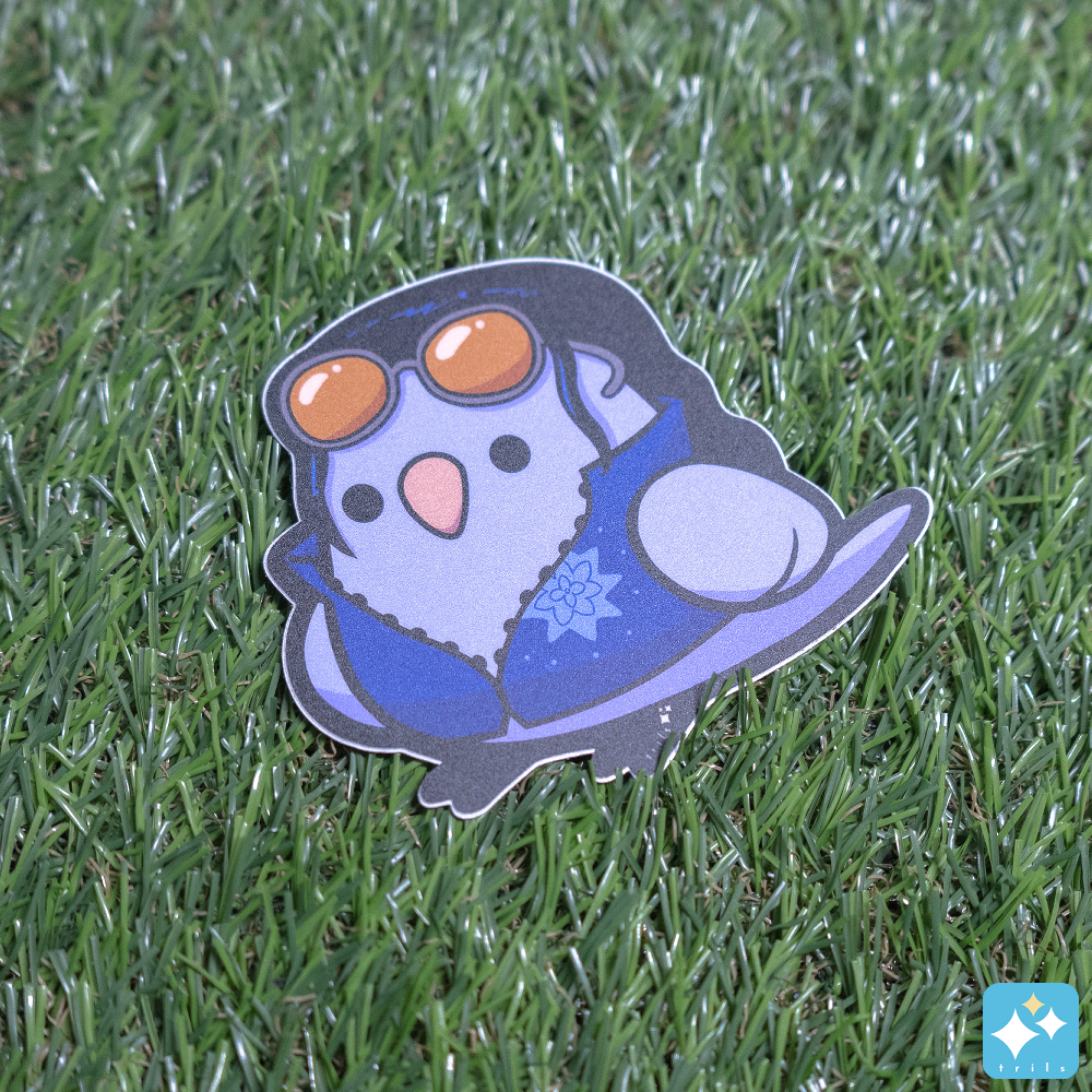 Anime Pirate Parrot Stickers