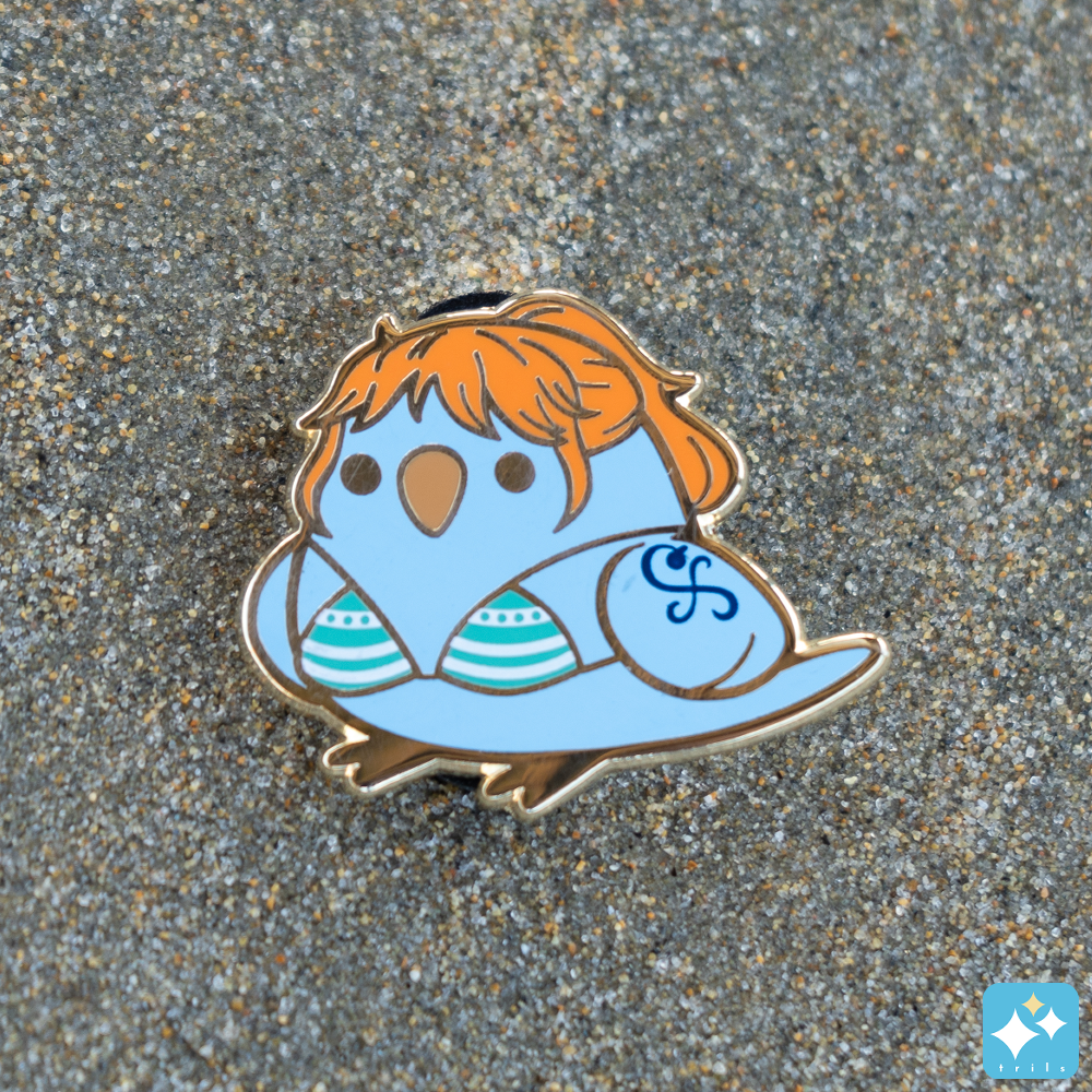 OP Pirate Parrot Enamel Pins