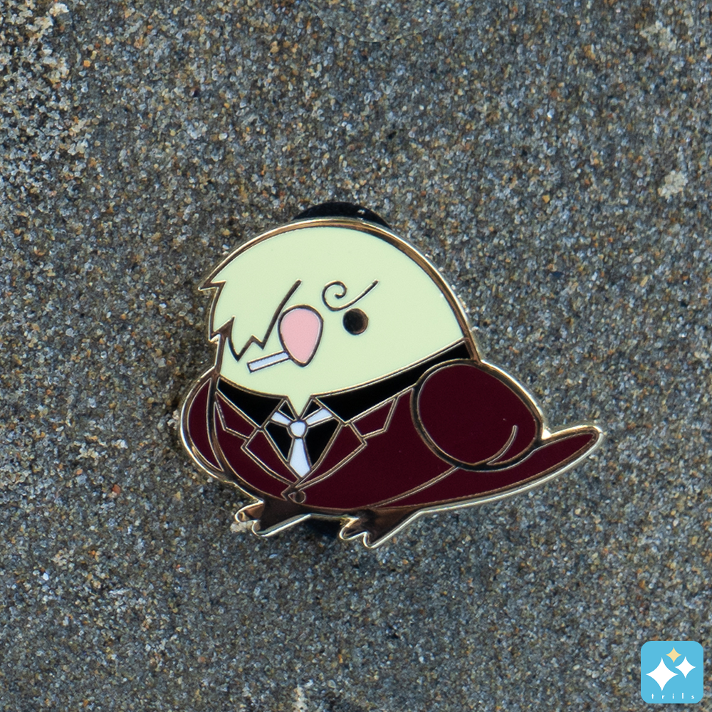 OP Pirate Parrot Enamel Pins