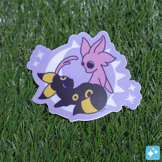 Sun and Moon Weatherproof Sticker